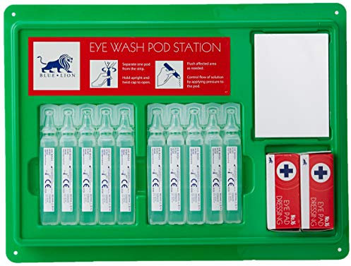 Steroplast Station de nettoyage pour yeux avec miroir, 2 cotons et 10 pipettes