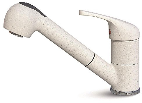 Elleci | Rubinetto cucina Granitek | VENERE | Colore: G68 Bianco