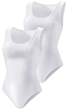 VIVANCE Damen Shirtbody | aus Baumwoll-Stretch im Multipack