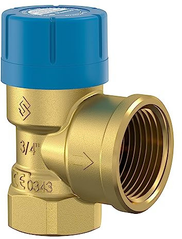 Flamco Prescor B Valve 3/4 – 8,0 bar – Valvola di scarico della pressione, valvola di sicurezza – 27111