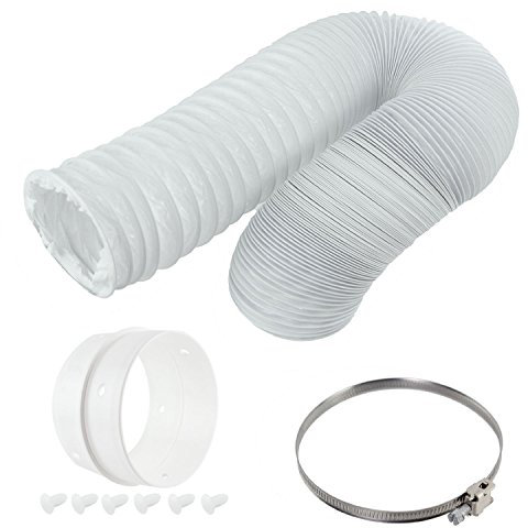 SPARES2GO Vent Hose & Extension Ring Kit for ZANUSSI Vented Tumble Dryer (4 / 100mm Diameter)