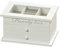 Schmuckbox Beauty in weiss 19 x 13 x 11 cm Schmucktruhe Aufbewahrung Schmuck