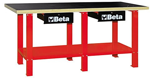 Beta C56W-R - Banco da lavoro con piano di lavoro in legno