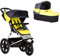 Mountain Buggy Terrain 3 + Carrycot plus V3.2 Babywanne solus grau/gelb