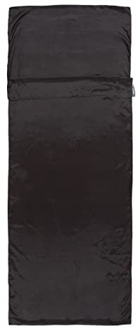 Lifeventure Silk Ultimate Sleeping Bag Liner Leichtes Reise- und Campinglaken zur alleinigen Verwendung oder als zusätzliche Wärmequelle für den Schlafsack mit Polygiene® - Rechteckig Geformt