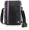 BMW BMTB8MCPBK PU Leder Tablet-Tasche, 17,78-20,32 cm (7-8 Zoll) Stripe Carbon Effekt Tricolor
