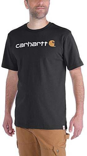 Carhartt Relaxed Fit Heavyweight Short-Sleeve Logo Graphic T-Shirt