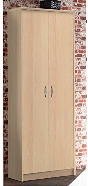möbelando Schrank Beistellschrank Seitenschrank Standschrank Mehrzweckschrank Olli II Buche
