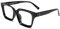 FEISEDY Lunettes Classiques Rectangulaires Verres Clairs Monture Epaisse pour Femmes Hommes B2461