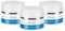Blueline Microsilver Nachtcreme, Anti Aging Creme für Frauen und Männer, Gesichtscreme gegen unreine und trockene Haut, Gesichtspflege für Neurodermitis und empfindliche Haut (3er Pack - 3x 50ml)