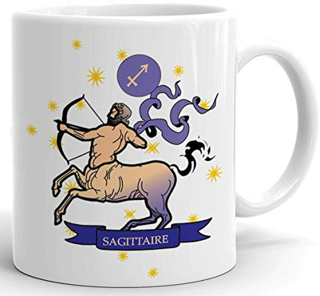 Tasse-Mug Balance Signe Astrologique du Zodiaque Idée Cadeau Original Anniversaire Maman Papa Ami - Sagittaire