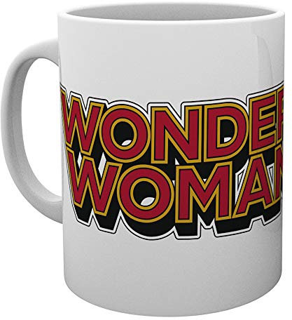 GB eye MG3686 Wonder Woman 84 - Tazza in ceramica con logo retrò, 283,5 g