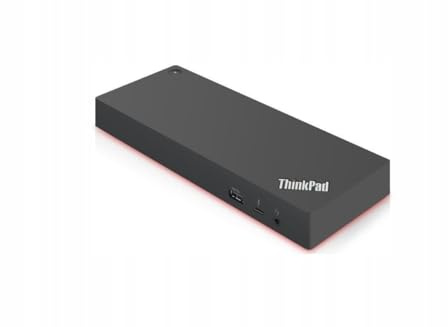 Lenovo 40AN0135IT Notebook-Dock/Port-Replikator Wired Thunderbolt 2 Schwarz, Re