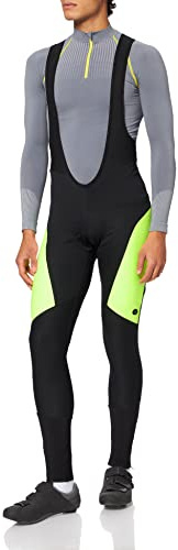 Gonso Herren Freizeithose Montana Bib 2, black / safety yellow, XXL