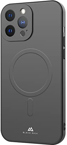Black Rock - Hülle Fitness Case Silikonhülle Passend für Apple iPhone 13 Pro Max I Handyhülle MagSafe Kompatibel, Silikon, Dünn, Rutschfest (Schwarz)