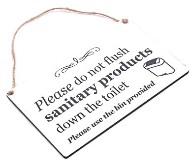 Elegante e audace, bianco e nero, cartello igienico per WC, bagno, W.C