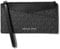 Michael Kors Jet Set Medium Logo Crossover Wristlet (Black/Black)