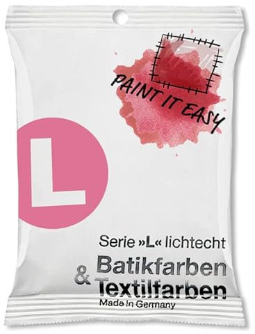 NEU PAINT IT EASY Batikfarbe/Färbefarbe Pulver, 10 g, Rosa