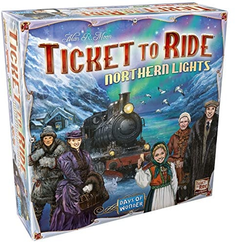 Ticket to Ride Northern Lights - Brettspiel - Strategie - Norden - 2-5 Jahre - 30-60 Minuten - 2-5 Spieler