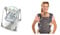 Ingenuity Swing 'n Go Portable Swing - Hugs and Hoots, 5 Speeds, 6 Melodies, Removable Toy Bar, Newborn+, Grey & Infantino Flip Advanced 4-in-1 Carrier, Grey, 8-32 lbs