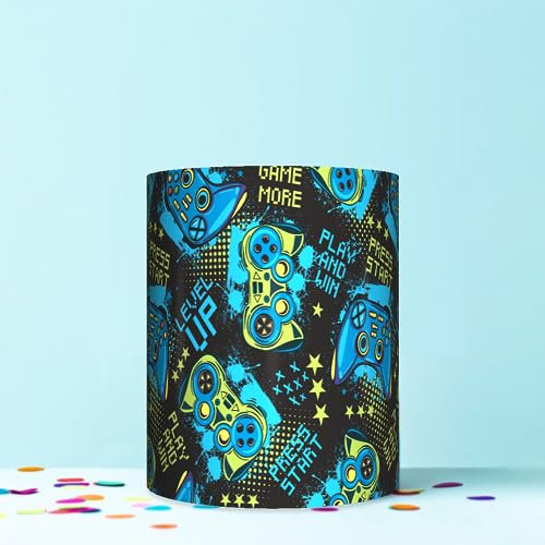 GAMING PARTY WRAP AROUND EDIBLE CAKE TOPPER ICING SHEET DECORATION 1 SHEET