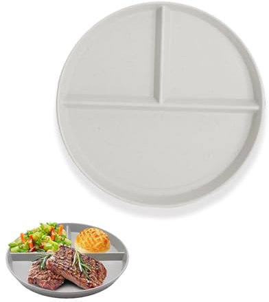 OSUWLSI Juego de platos reutilizables de 23cm, platos de cena de PP Premium, vajilla saludable para acampar, platos de plástico ligeros e irrompibles