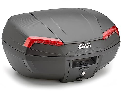 givi e46n topcase + trager riviera kompatibel mit honda forza 125 2021 2022 mototopgun