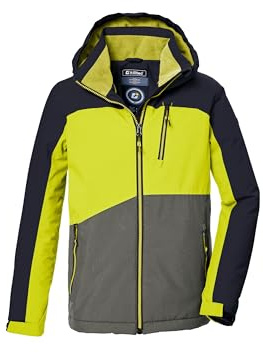 Killtec KOW 370 BYS JCKT Skijacke Kinder Jungen grün gelb