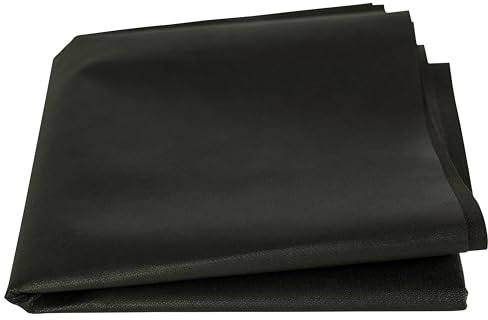 AMF Life Polster-Spannstof, Möbel, Hinterspannstoff, Bezug, Vlies, wasserabweisend, Schwarz 1,5m x 3m, gefaltet