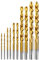 10 stücke HSS Linkshänder Spiralbohrer Bits Zylinderschaft Links Weg 2/2,7/4/6/7,5mm for Elektrisches Bohren Umkehr Elektrowerkzeug Teil