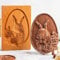 OZAOZ Geschnitzte hölzerne Keksform für Kekse, Lebkuchen, Keksstempelformen für Springerle, Tragacanth, Marzipan, russische Pryanik, Lebkuchen und Tirggel (Kaninchen)