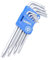HemBorta® Torx Innensechskant Satz mit 9-teilig Sicherheits-Torxschlüssel T10-T50, Lange Sternschlüsselsatz mit Löchern an Enden T10, T15, T20, T25, T27, T30, T40, T45 & T50 Torx Winkelschlüsselsatz