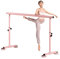 KPHYMOD Ballettstange Verstellbare Ballettstange Für Erwachsene Zu Hause, Einfach Zu Montierende Heim-Gymnastikausrüstung, Freistehende Ballettstange, Tragbare Tanzstange(8.2 ft)
