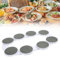 Bandeja Giratoria para Mesa, Plataforma Giratoria para Mesas Rectangulares Largas, Bandeja Giratoria para Servir 360°, Fuente Giratoria para Cocina, 8 Bandejas