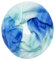 Gloop Damen Schal leichter Loop Schlauchschal Tuch Viele Farben 72 × 48 cm (Blau-Mint)