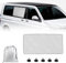 Auto Sonnenblende für die Seitenscheibe, Kompatibel mit VW T5 T6 2003–2024, Sonnenschutz für Schiebetürfenster, Interne Sonnenschutz Windschutzscheiben Matte
