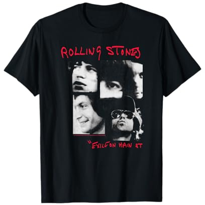 Officiel Rolling Stones Exile On Main St Album Musique T-Shirt