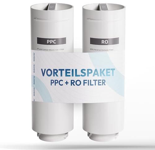 aora RO & PPC Filter für GT600 Umkehrosmoseanlage – für sicheres Trinkwasser – Osmose Wasserfilter mit 8-Stufen-Filtration & Filterwechsel in 3 Sek. – Osmoseanlage Untertisch + tanklosem RO System