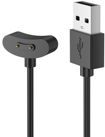 Wanme Caricatore per Ticwatch Pro 5 / Pro 3 Ultra GPS/Pro 3 GPS/Ticwatch E3, USB Cavo di Ricambio Caricatore Magnetico per Ticwatch Pro X, 100CM