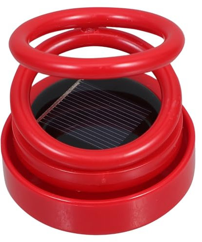 GANAZONO Chauffage Solaire Portable pour Voiture Diffuseur Aromatique à Double Anneau Rotatif Accessoire de Décoration de Tableau de Bord pour Maison et Design Compact et Pratique