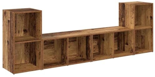 vidaXL Cube Shelves - Ideal for Home or Office! Simple plug-in system for cool presentation and organisation of books.