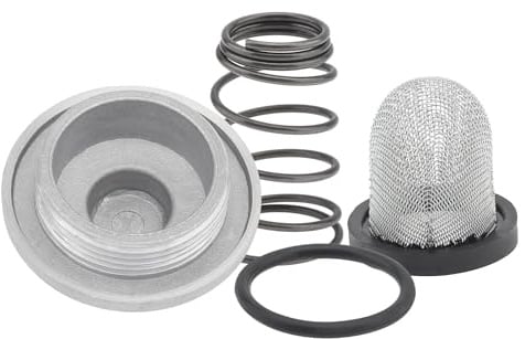 Ölablassschraube Set – Mit Dichtung Unterlegscheibe, Roller Motorrad Auto Ersatzteile mit Federfilter, Motorsumpf Schraubstopfen für Ölwechsel | Zubehör für Fahrzeugwartung