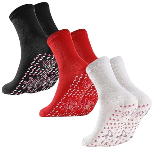 Giutsaull Vital Neurosocken,Neurosocken Für Damen Und Herren, Selbstwärmende Massage Kompressionsstrümpfe, Selbstwärmend & Massagewirkung bei jedem Schritt, Thermo Warme Socken Gegen Kalte Füße (A)