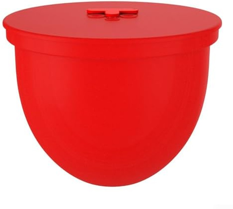 Passgenauer Silikoneinsatz für 6QT Standmixer Schüssel verbessert die Benutzerfreundlichkeit bei der täglichen Mahlzeitenzubereitung und Aufbewahrung (rot)