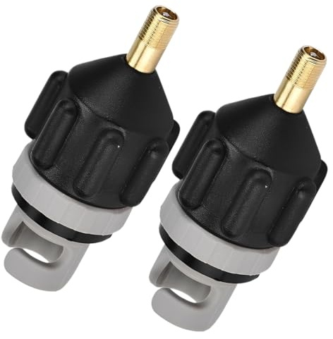 GXGM 2 Pezzi Adattatore per Pompa di SUP, SUP Accessori, Adattatore per Kayak, Convertitore di Valvola D'aria Multifunzionale Gonfiabile per Tavola da Surf, Paddle, Kayak, Gommoni, Barche da Pesca
