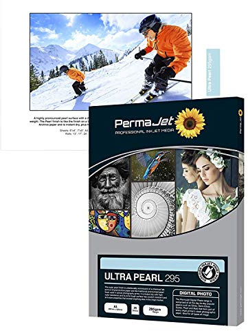 PermaJet 51022 A3 295gsm Ultra Pearl Inkjet Printer Paper (25 Sheets)