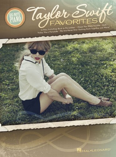 Taylor Swift Favorites (Songbook) (Big-Note Piano)
