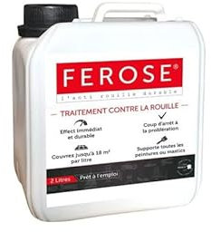 Ferose - Convertisseur de Rouille - Traitement Contre la Rouille - 2 litres
