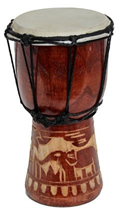 20cm Djembe Bongo Bonghetto Drum Elefante