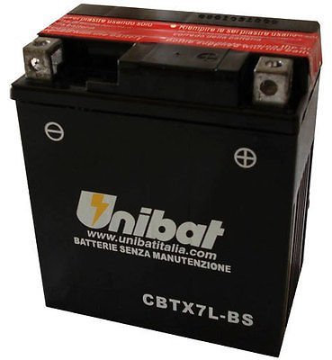 Batterie für Unibat No Yuasa Roller CBTX7L-BS